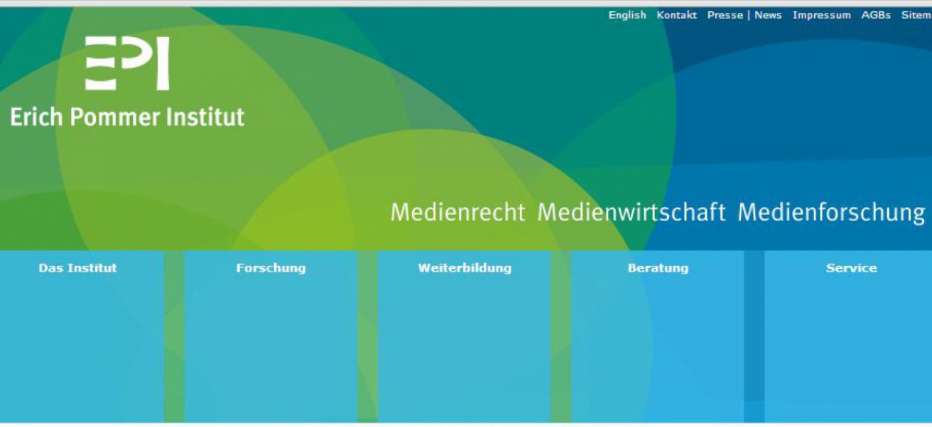 Das Institut für Medienrecht Medienwirtschaft und Medienforschung